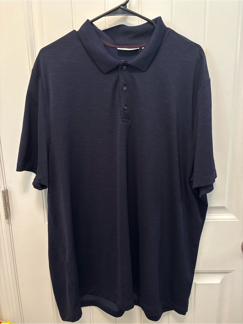 Perry Ellis Portfolio Men's Classic Navy Polo Shirt. Size XXL.